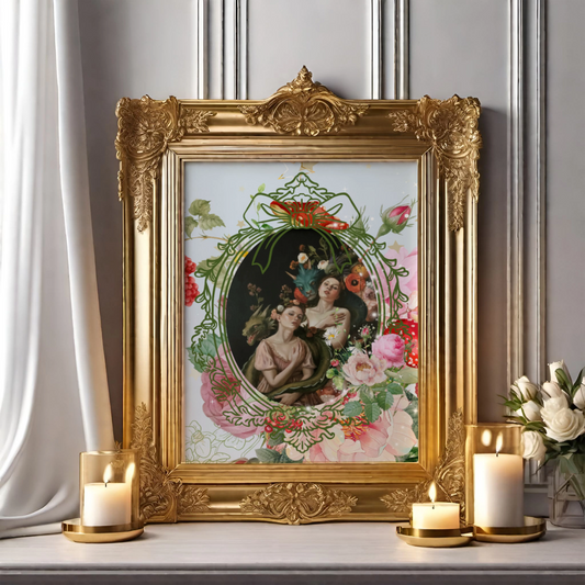 Unframed museum quality print - Mesdemoiselles Sabine et Margaux