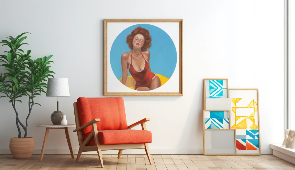 Unframed museum quality print - Saint Tropez 'Ruby'