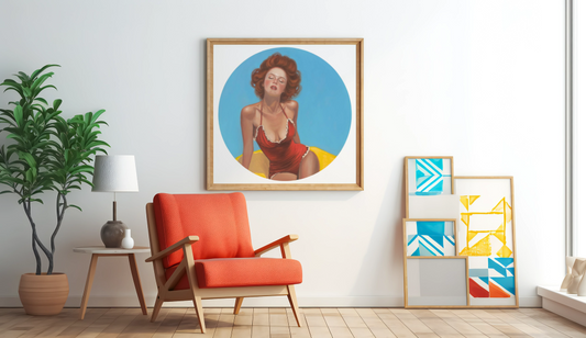 Unframed museum quality print - Saint Tropez 'Ruby'