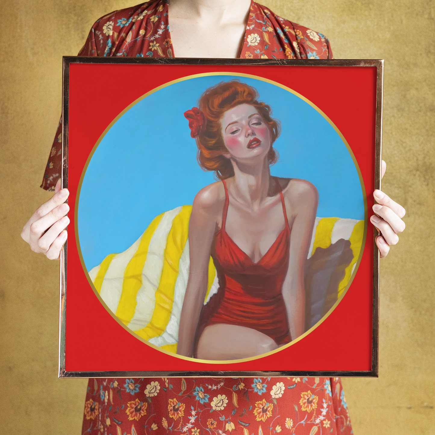 Unframed museum quality print - Saint Rémy 'Ruby'