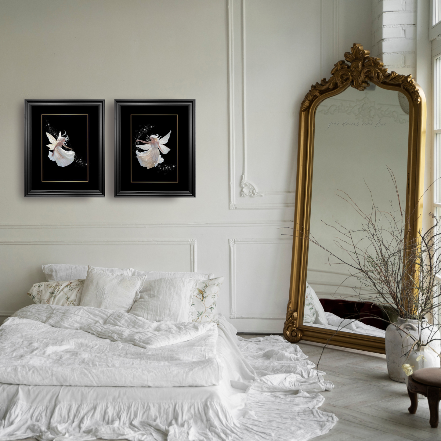 Classical framed print - Calla
