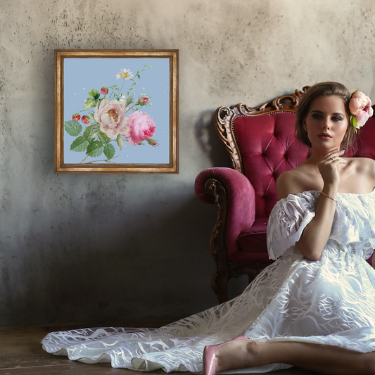 Unframed museum quality print - Fairy Tale Blue - various designs