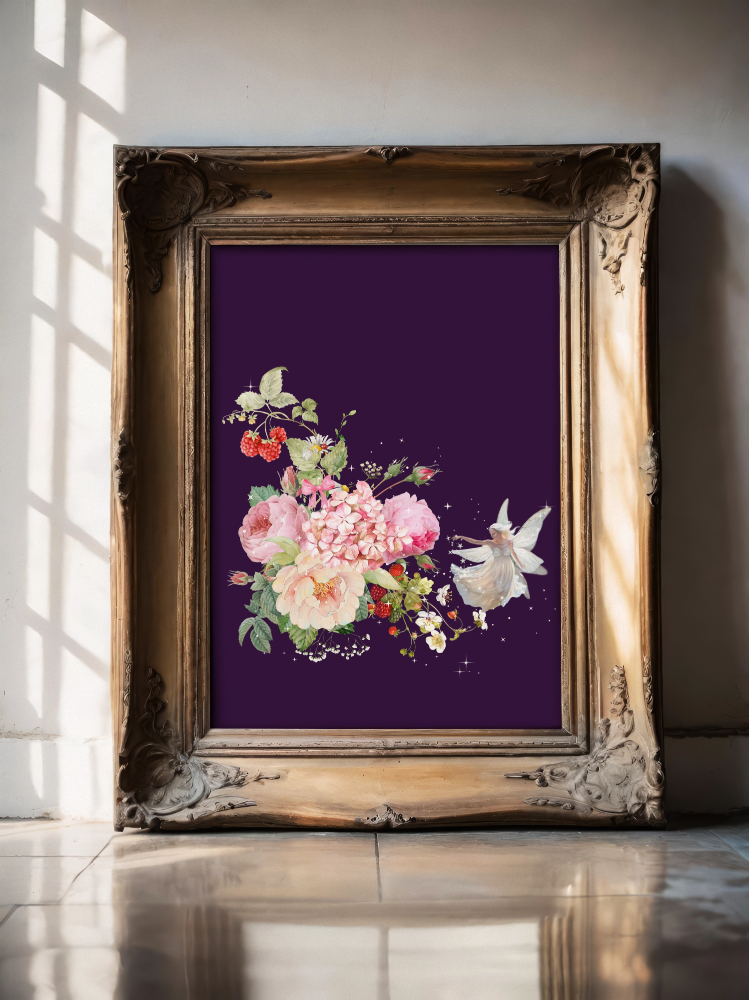 Unframed museum quality print - Les Jardins de Clémence - various colours