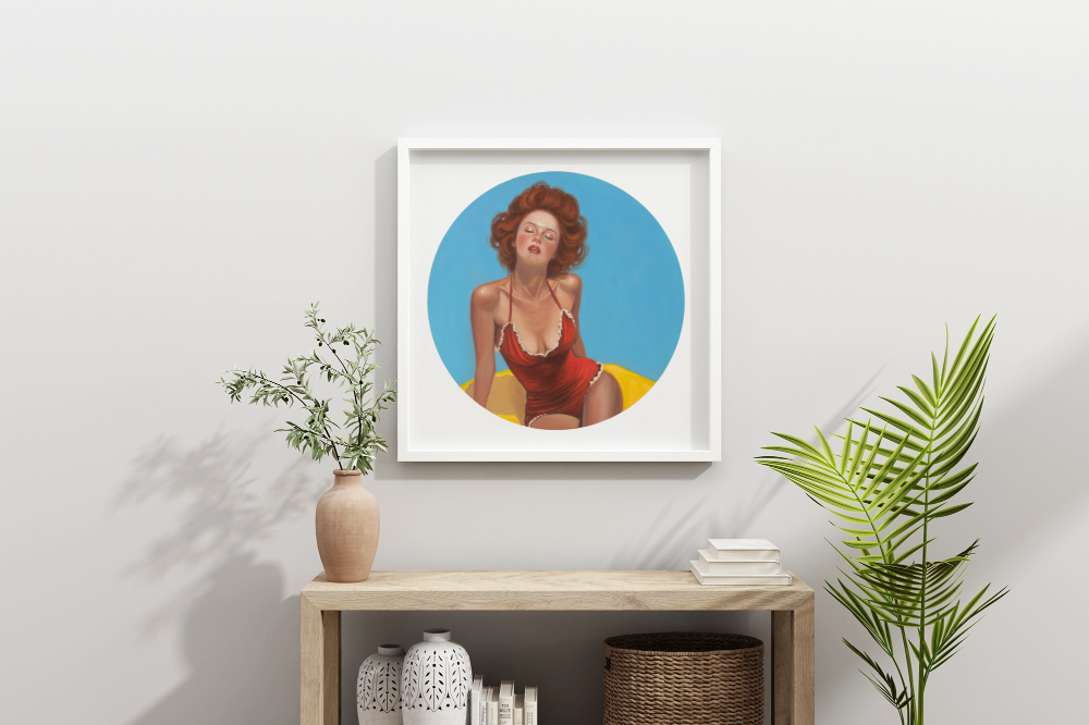 Unframed museum quality print - Saint Tropez 'Ruby'