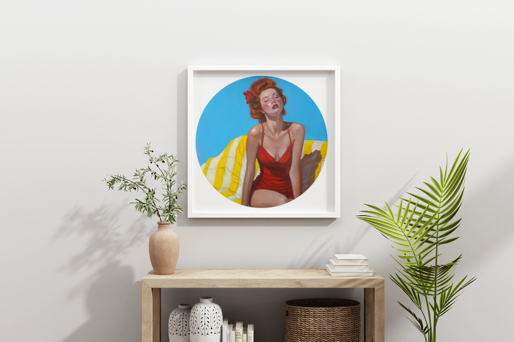 Unframed museum quality print - Saint Rémy 'Ruby'