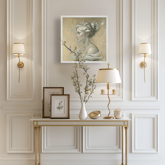 Daughter of the Moon - museum grade premium framed print