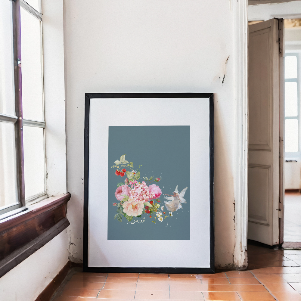 Unframed museum quality print - Les Jardins de Clémence - Mist