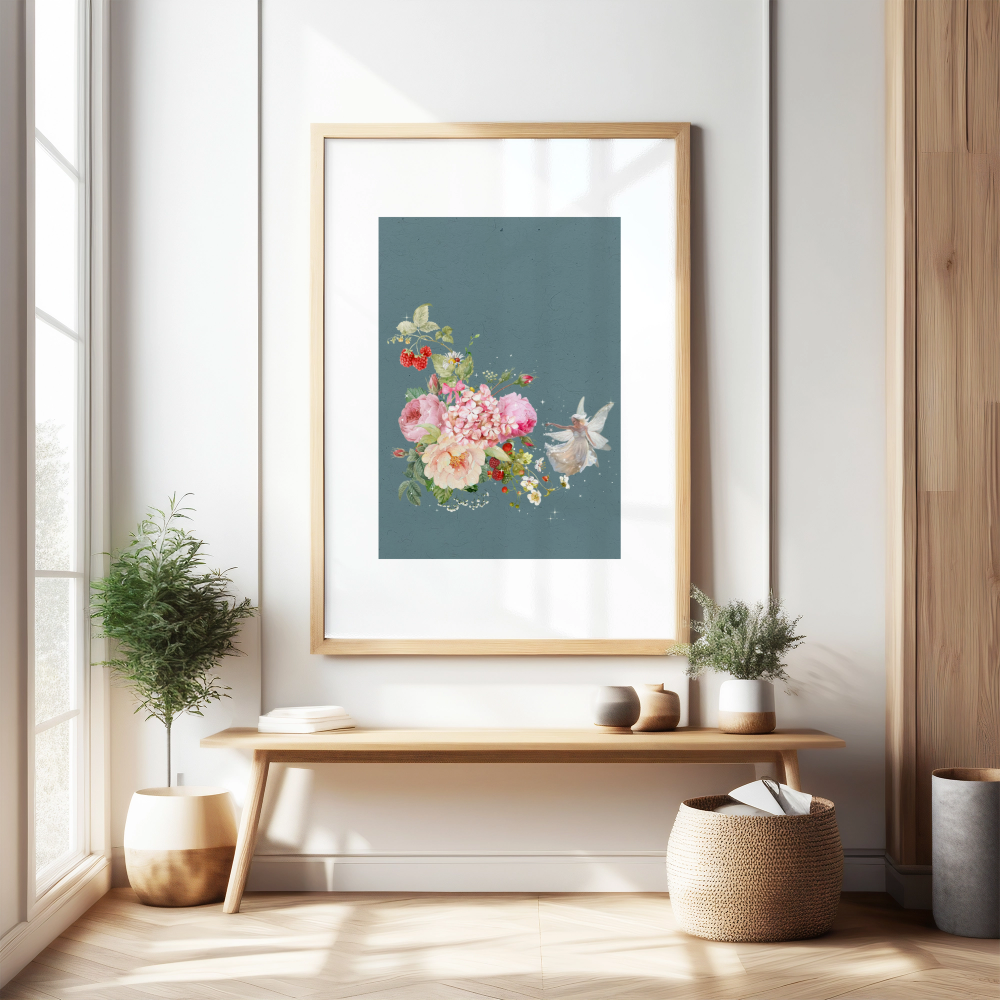 Unframed museum quality print - Les Jardins de Clémence - Mist