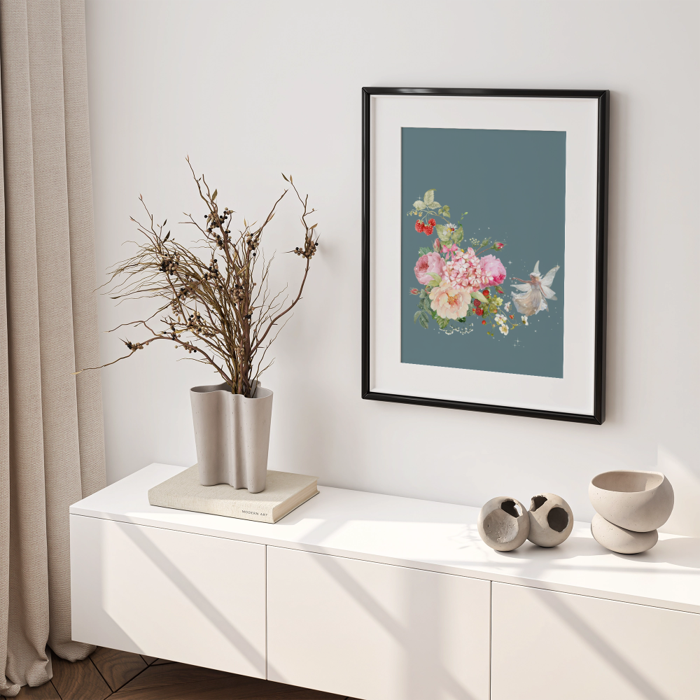 Unframed museum quality print - Les Jardins de Clémence - Mist