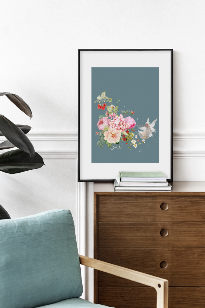 Unframed museum quality print - Les Jardins de Clémence - Mist