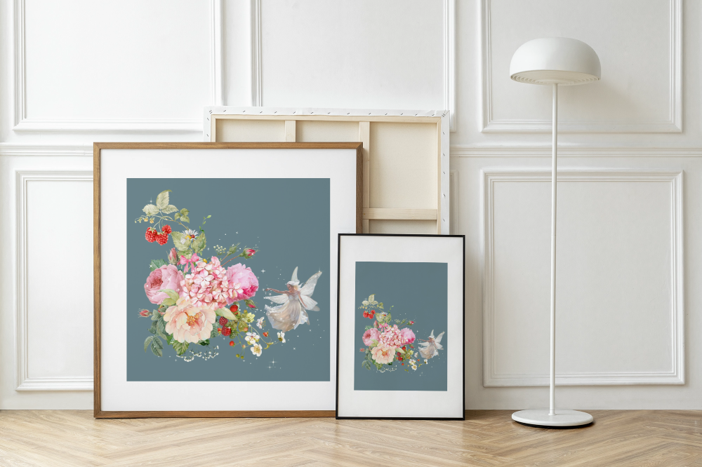 Unframed museum quality print - Les Jardins de Clémence - Mist
