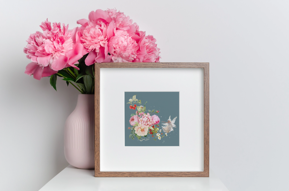 Unframed museum quality print - Les Jardins de Clémence - Mist