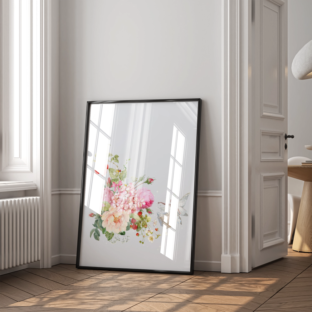 Unframed museum quality print - Les Jardins de Clémence - Silver