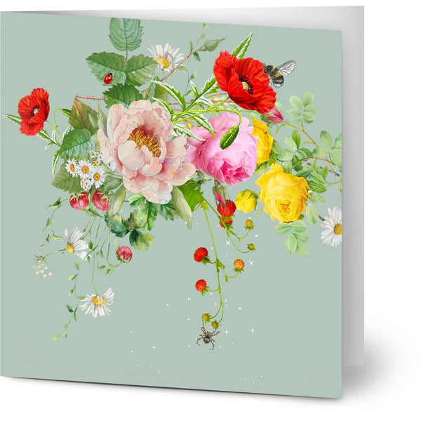 10 blank cards with envelopes - Softest Sage