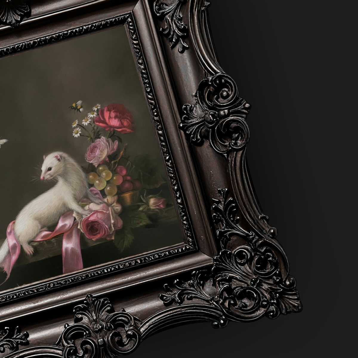 Rosy Posy, oil painting