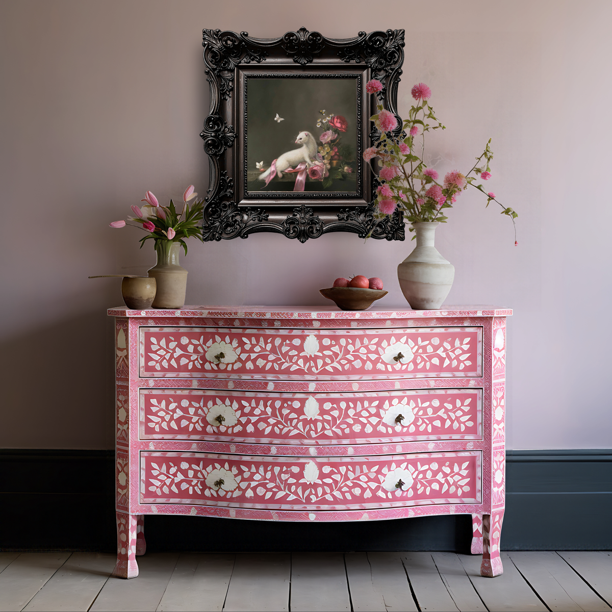 Rosy Posy, oil painting