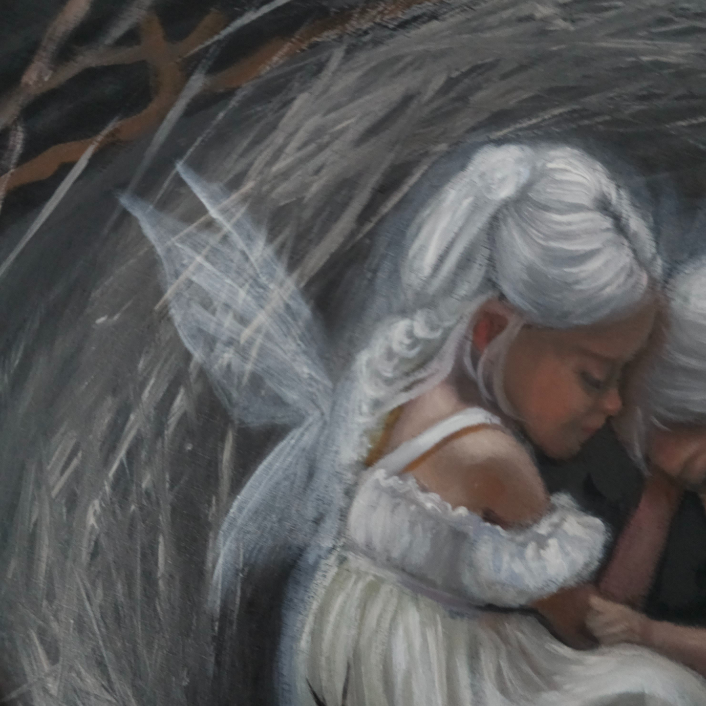 Lullaby, oil painting