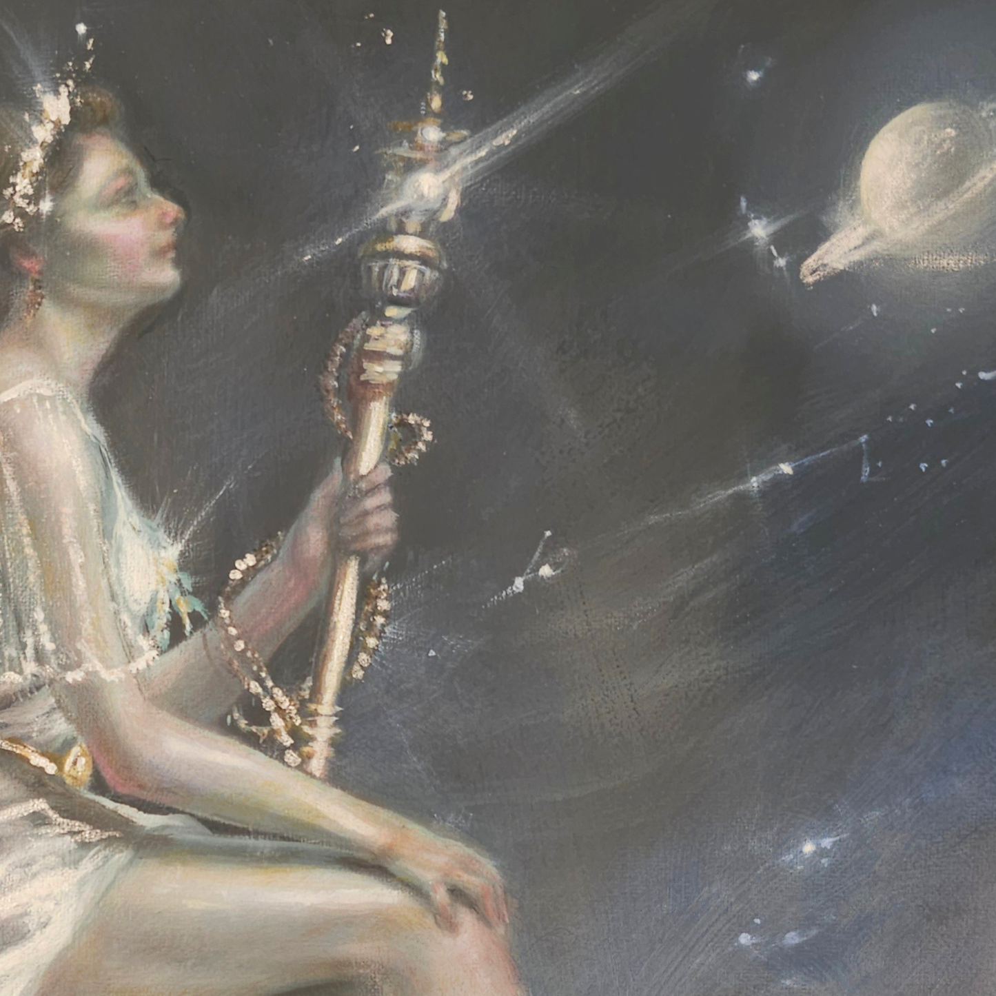 Gloriana, oil painting