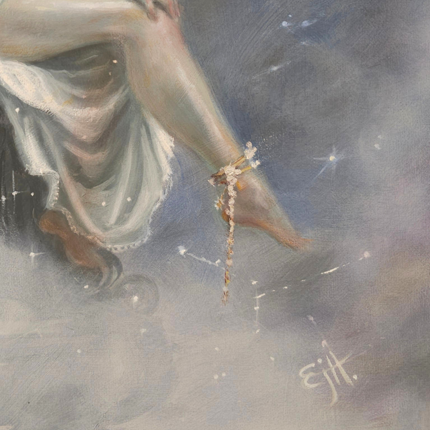 Gloriana, oil painting