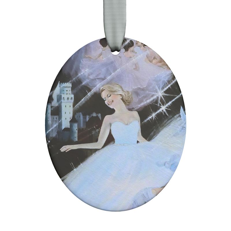 Cinderella Hand-made Oval Ornament