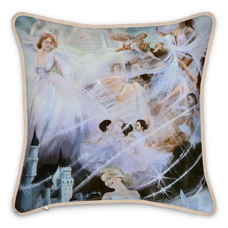 Cinderella 100% Luxurious Silk Cushion