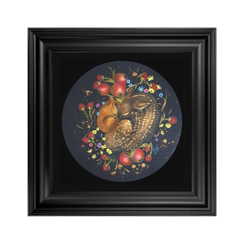 Pure Hearts Framed Print