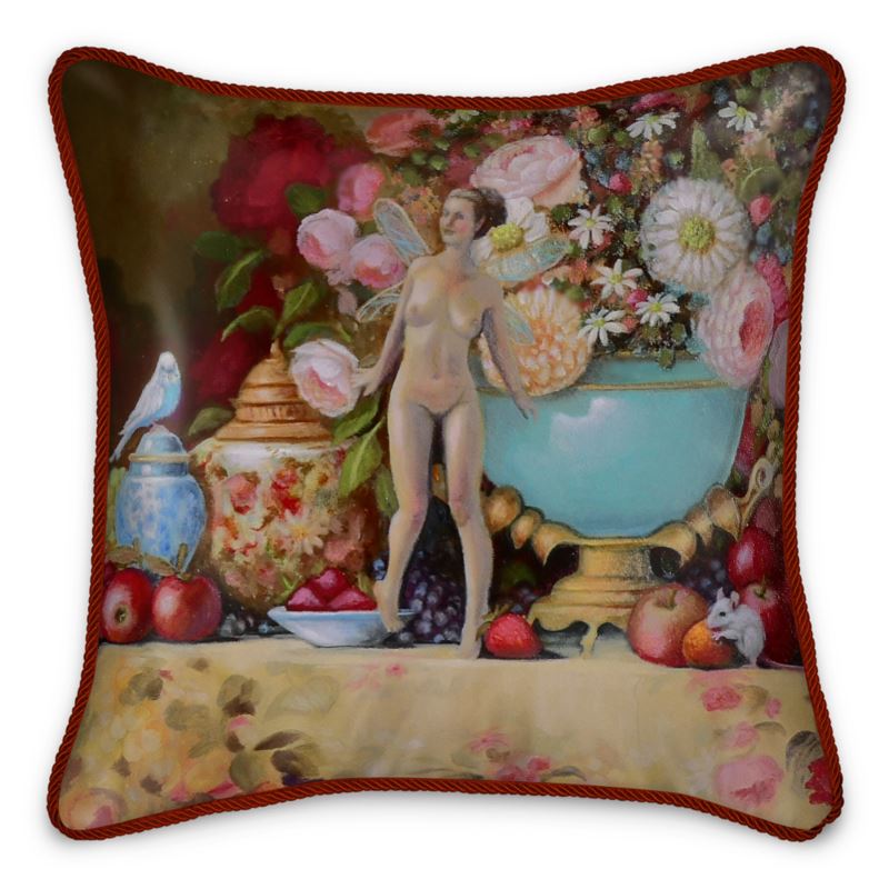 Hedgerton Fairy Silk Cushion