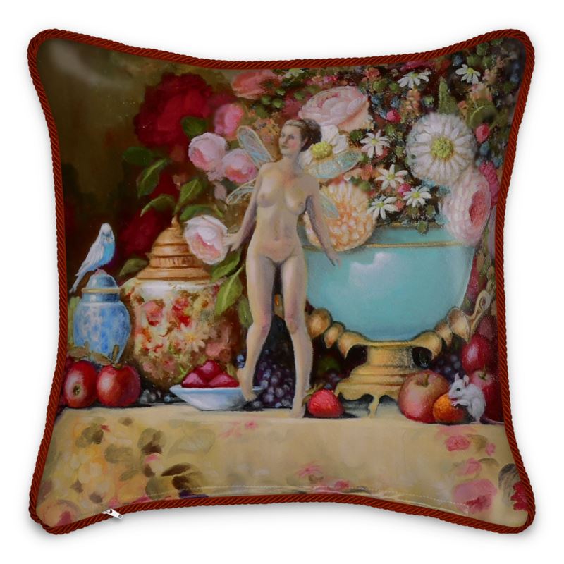 Hedgerton Fairy Silk Cushion