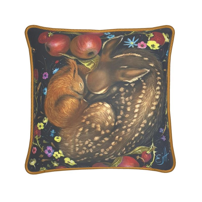 Pure Hearts Silk Cushion