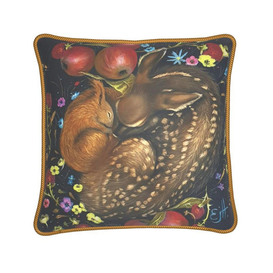 Pure Hearts Silk Cushion