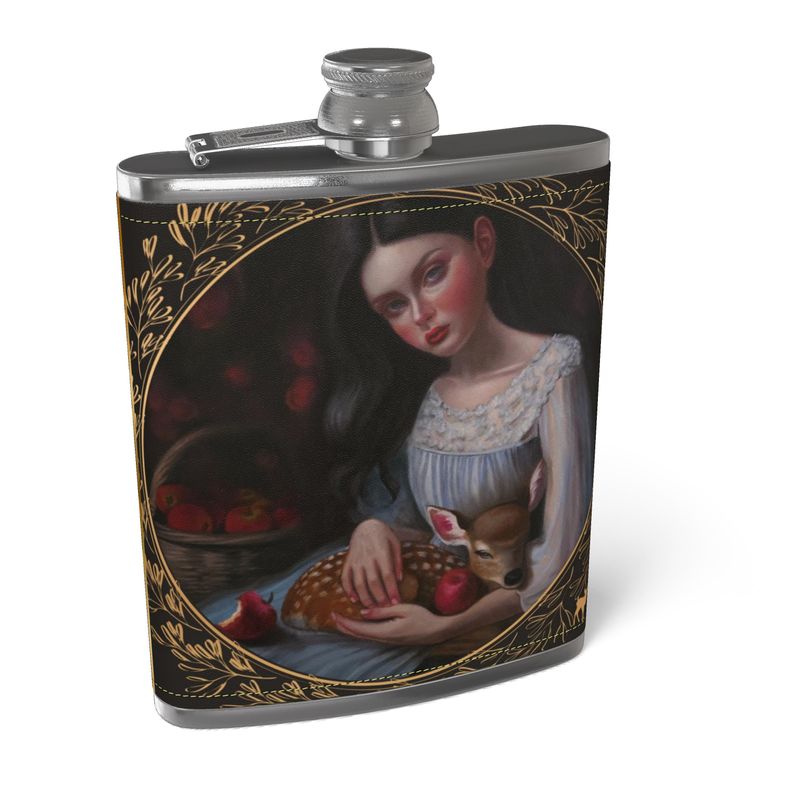 Stolen Souls Leather Hip Flask