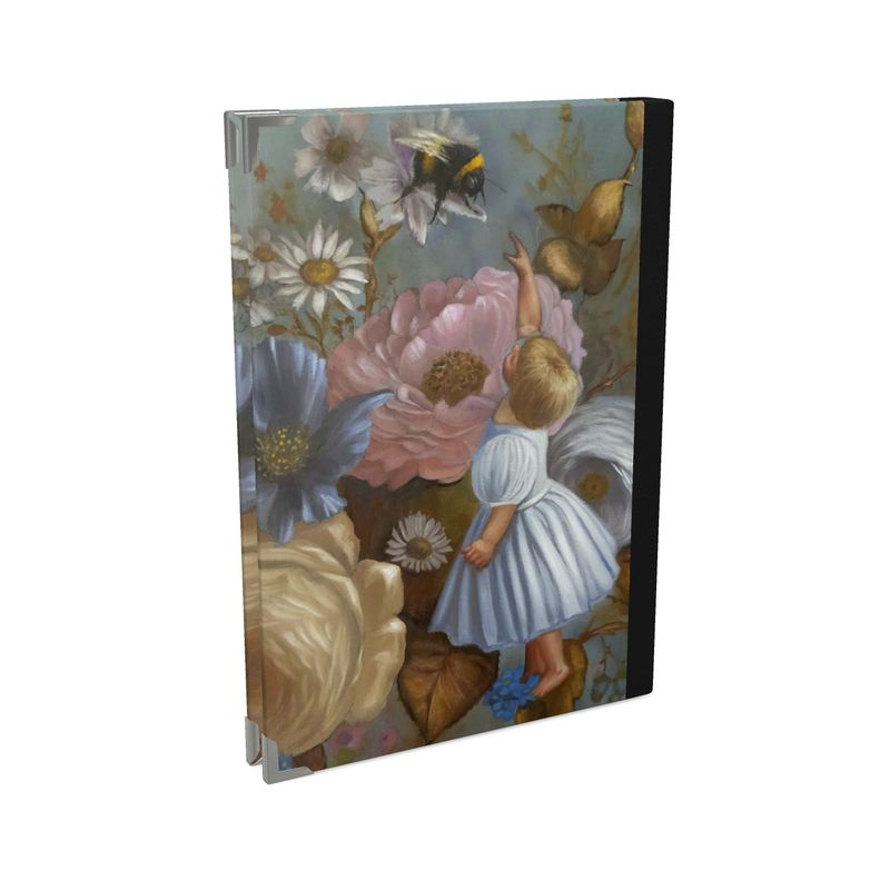 Baby and the bee 2025 Luxury Satin Covered Diary