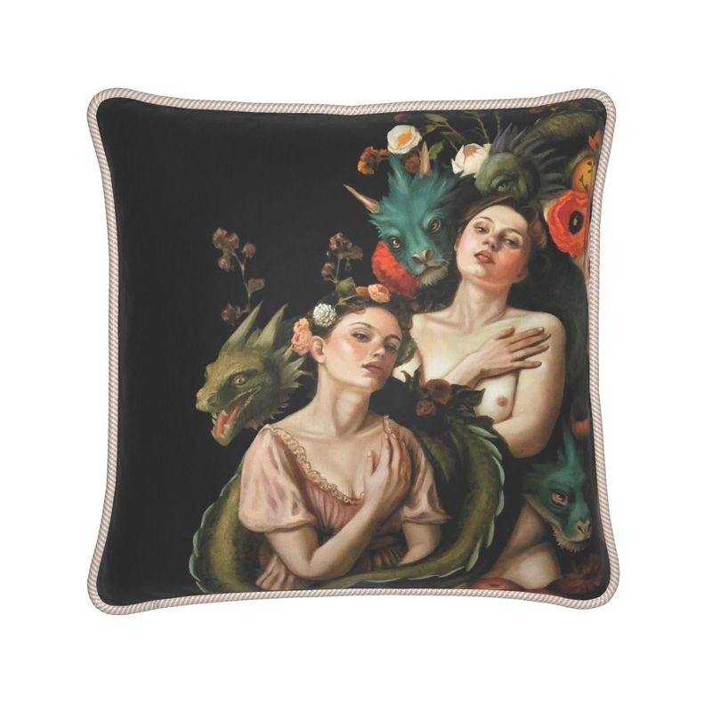 Dragon Bond 100% Luxurious Silk Cushion