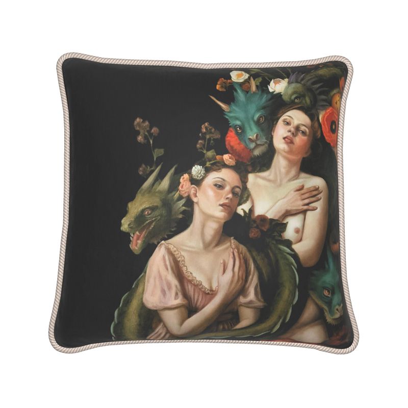Dragon Bond 100% Luxurious Silk Cushion