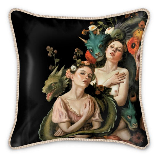 Dragon Bond 100% Luxurious Silk Cushion