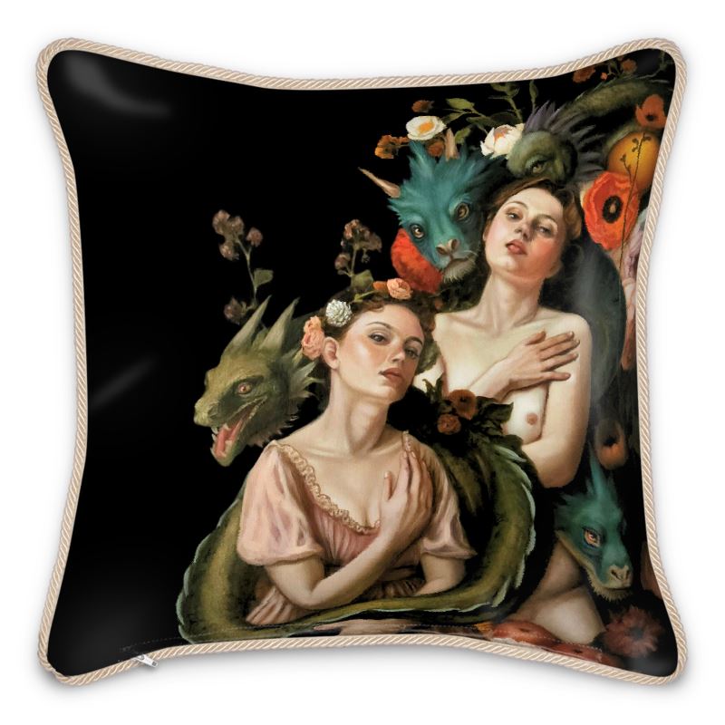 Dragon Bond 100% Luxurious Silk Cushion