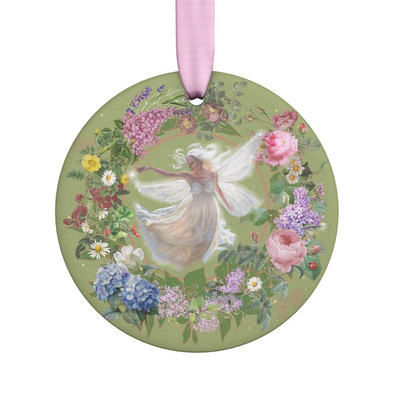 Mother's Day satin ceramic ornament - la belle fée