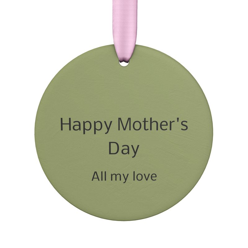 Mother's Day satin ceramic ornament - la belle fée