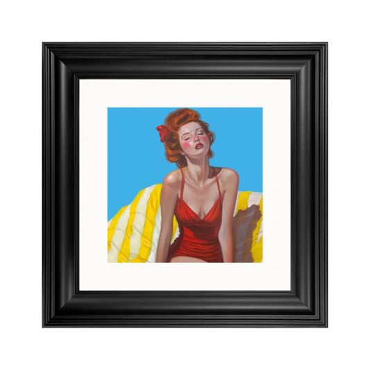 Classical framed print - Saint Rémy 'Ruby'