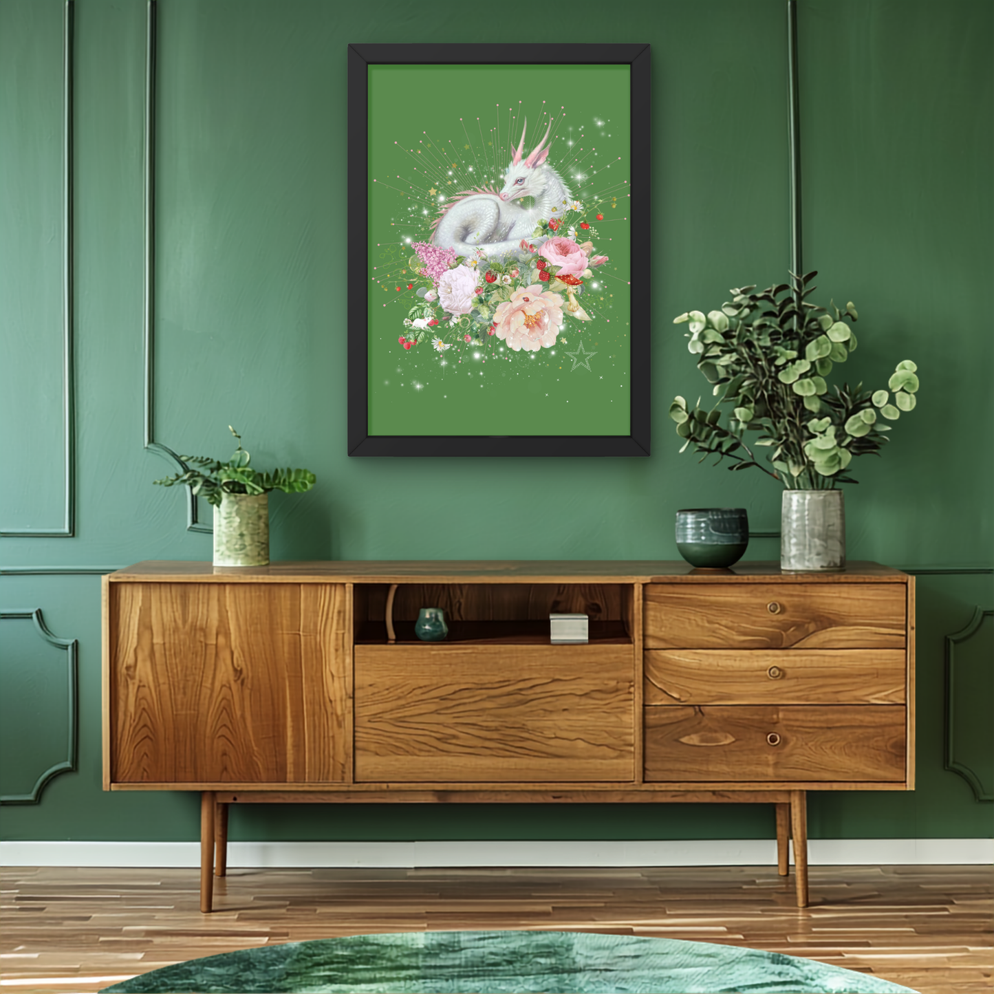 Unframed fine art quality print - Fantasy in bloom