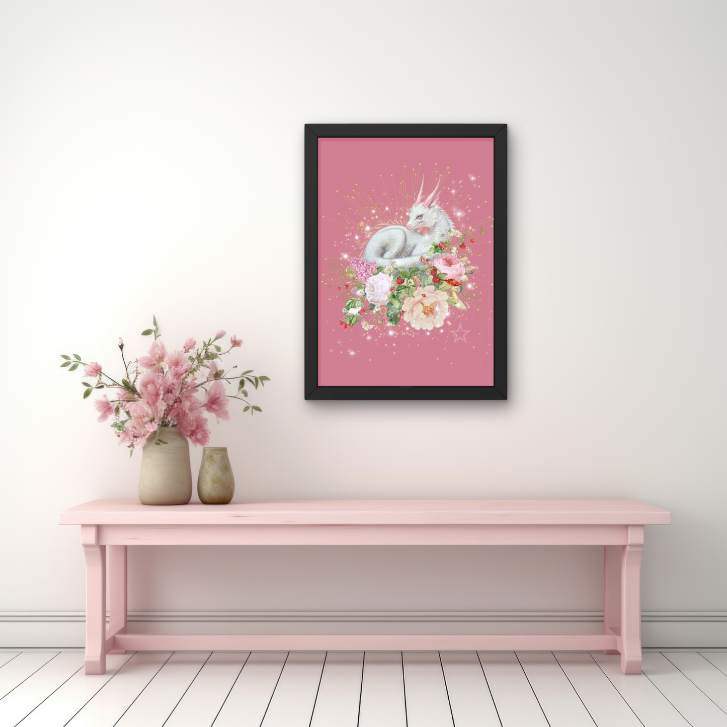 Unframed fine art quality print - Fantasy in bloom
