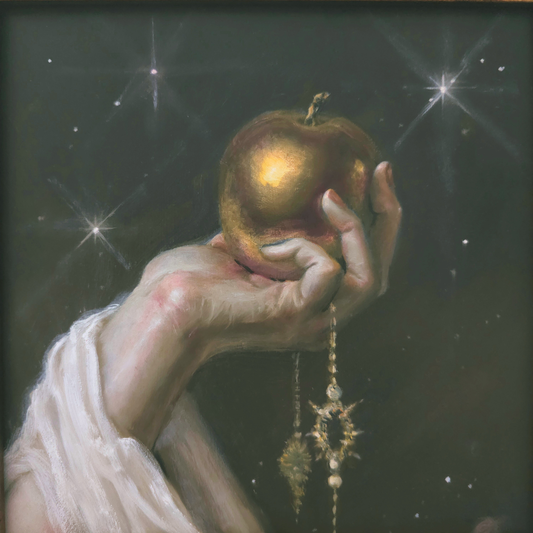 Seed of Creation, Celestial Realism Oil Painting