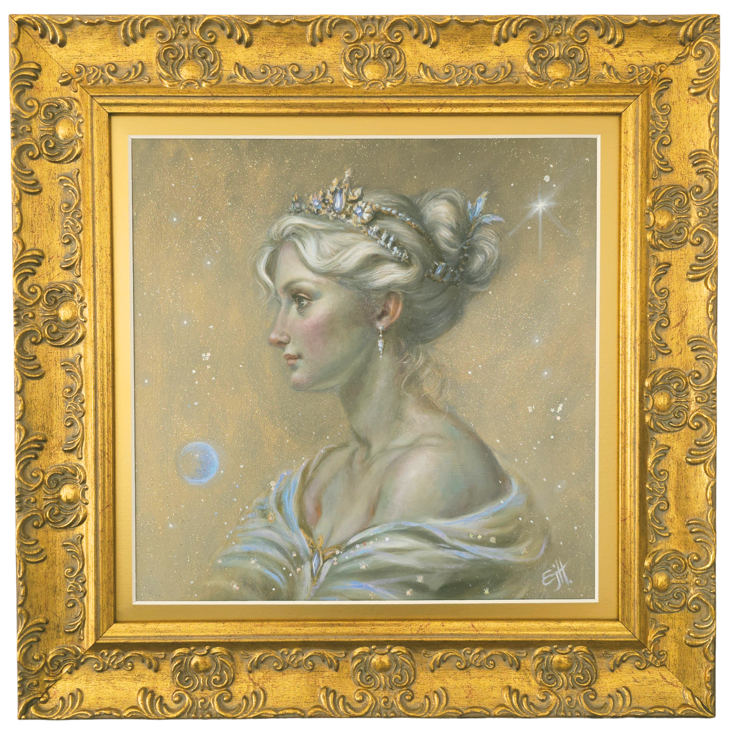 Daughter of the Moon, oil painting