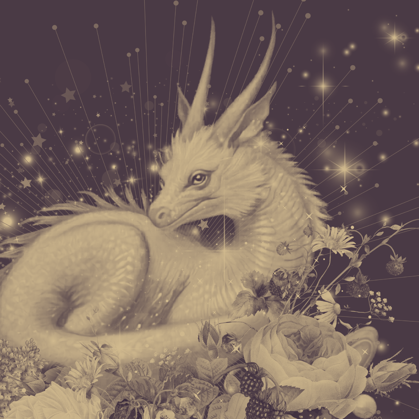 Unframed fine art quality print - Fantasy in bloom