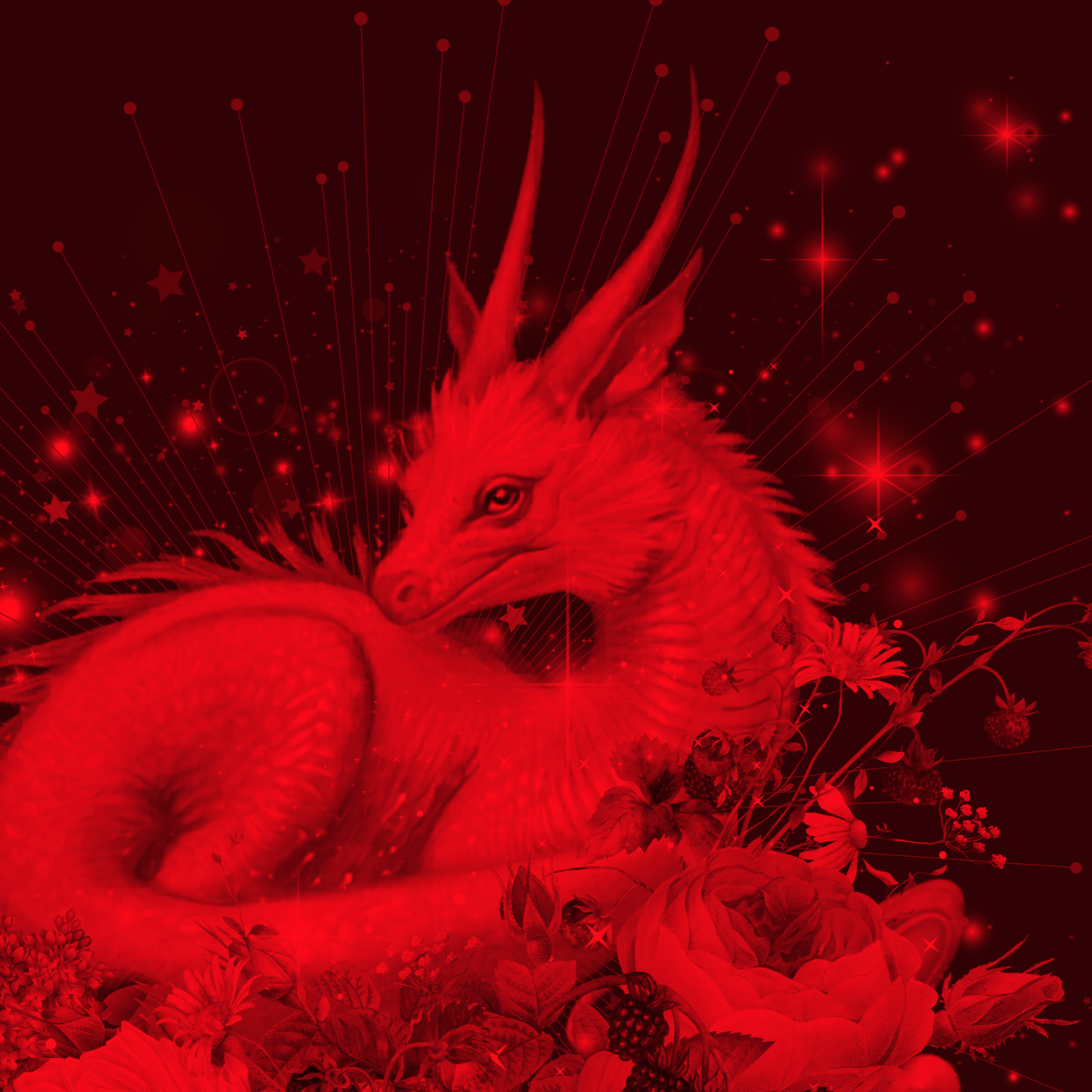 Unframed fine art quality print - Fantasy in bloom