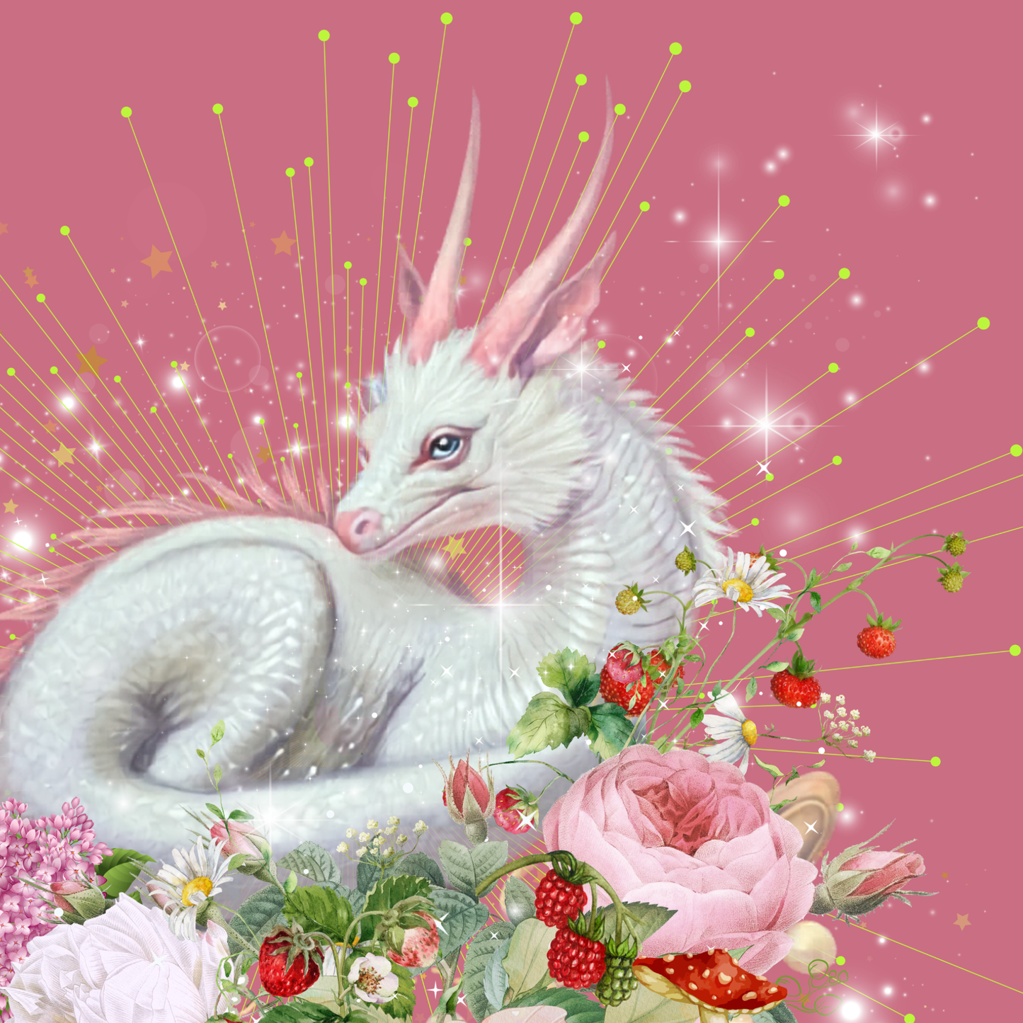 Unframed fine art quality print - Fantasy in bloom