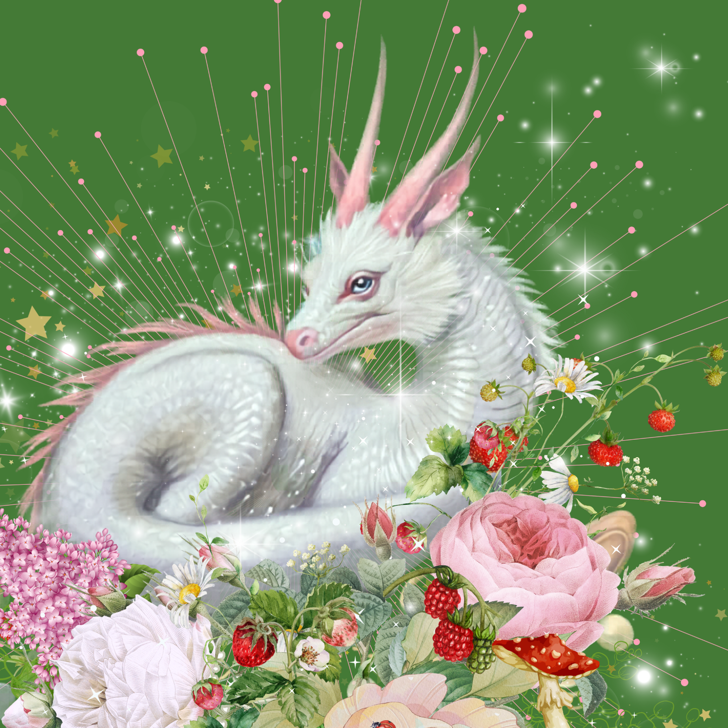 Unframed fine art quality print - Fantasy in bloom