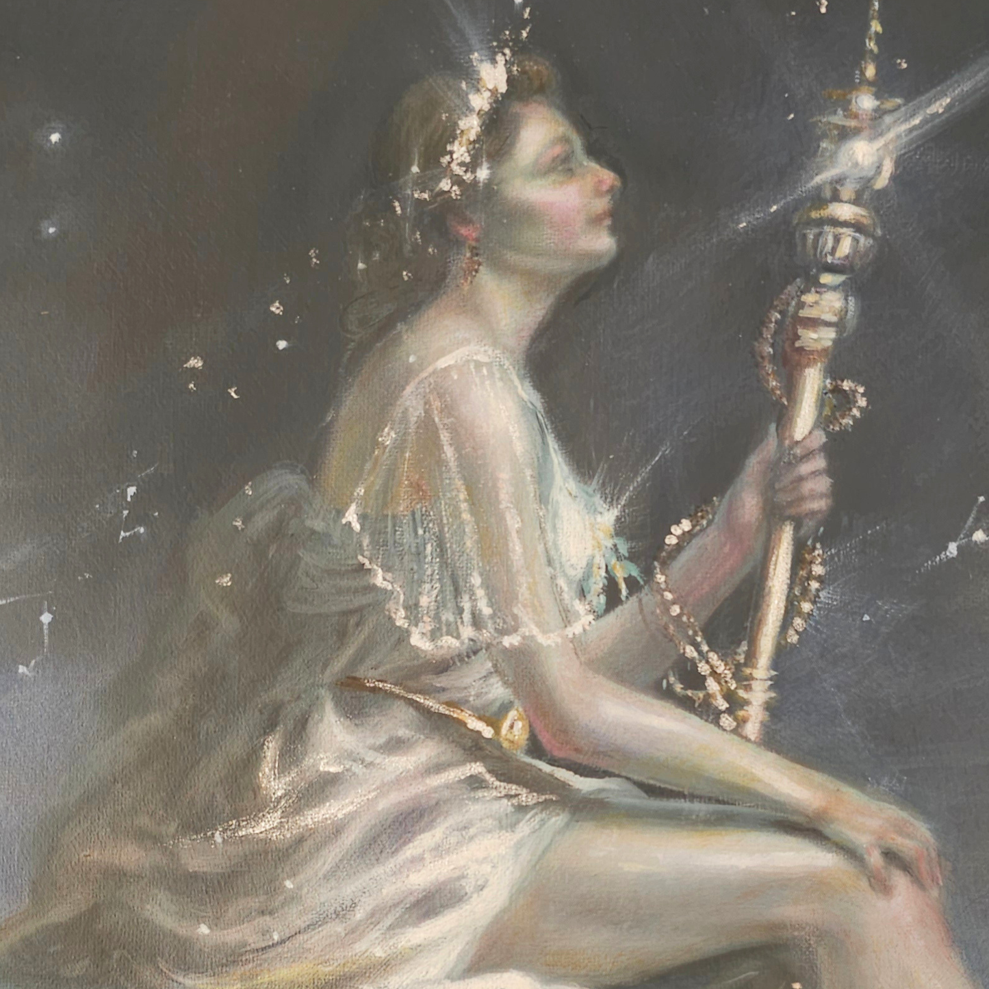 Gloriana, oil painting