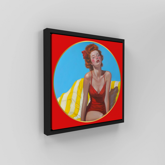 Wooden framed print - Saint Rémy 'Ruby'
