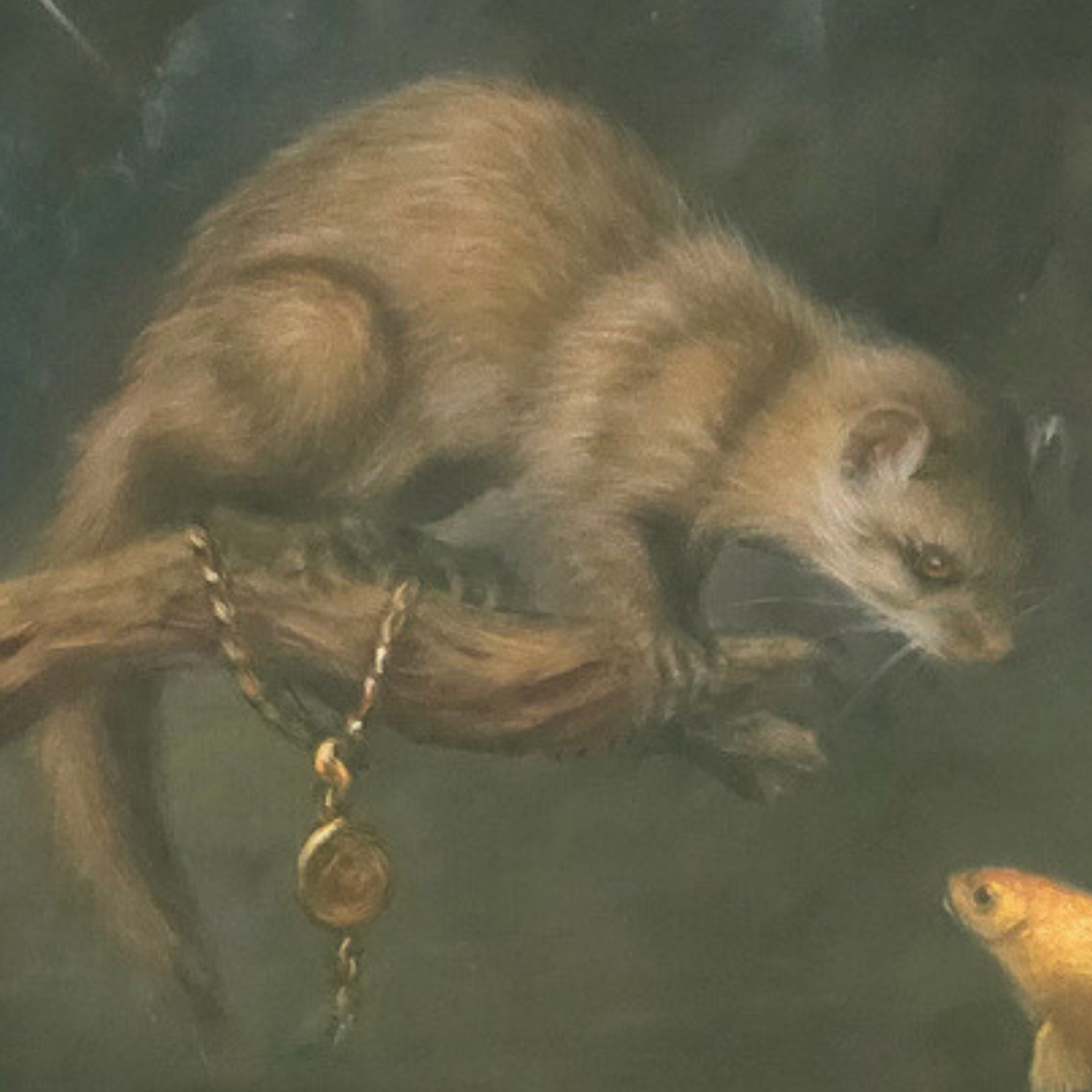 Midnight Mischief, oil painting